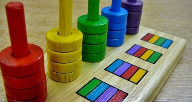 Colorful Logic Yellow stick Child Game